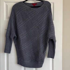 Jennifer Lopez Charcoal Crewneck Sweater